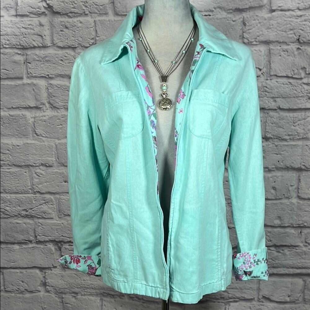 Birch Hill Coastal/Beachy Linen Blend Jacket - Picture 2 of 10